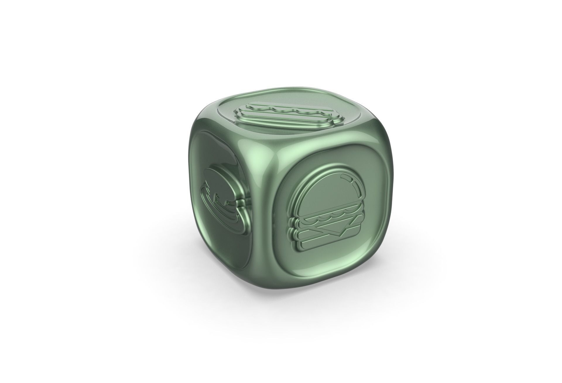 Fastfood Dice 3D print model_5
