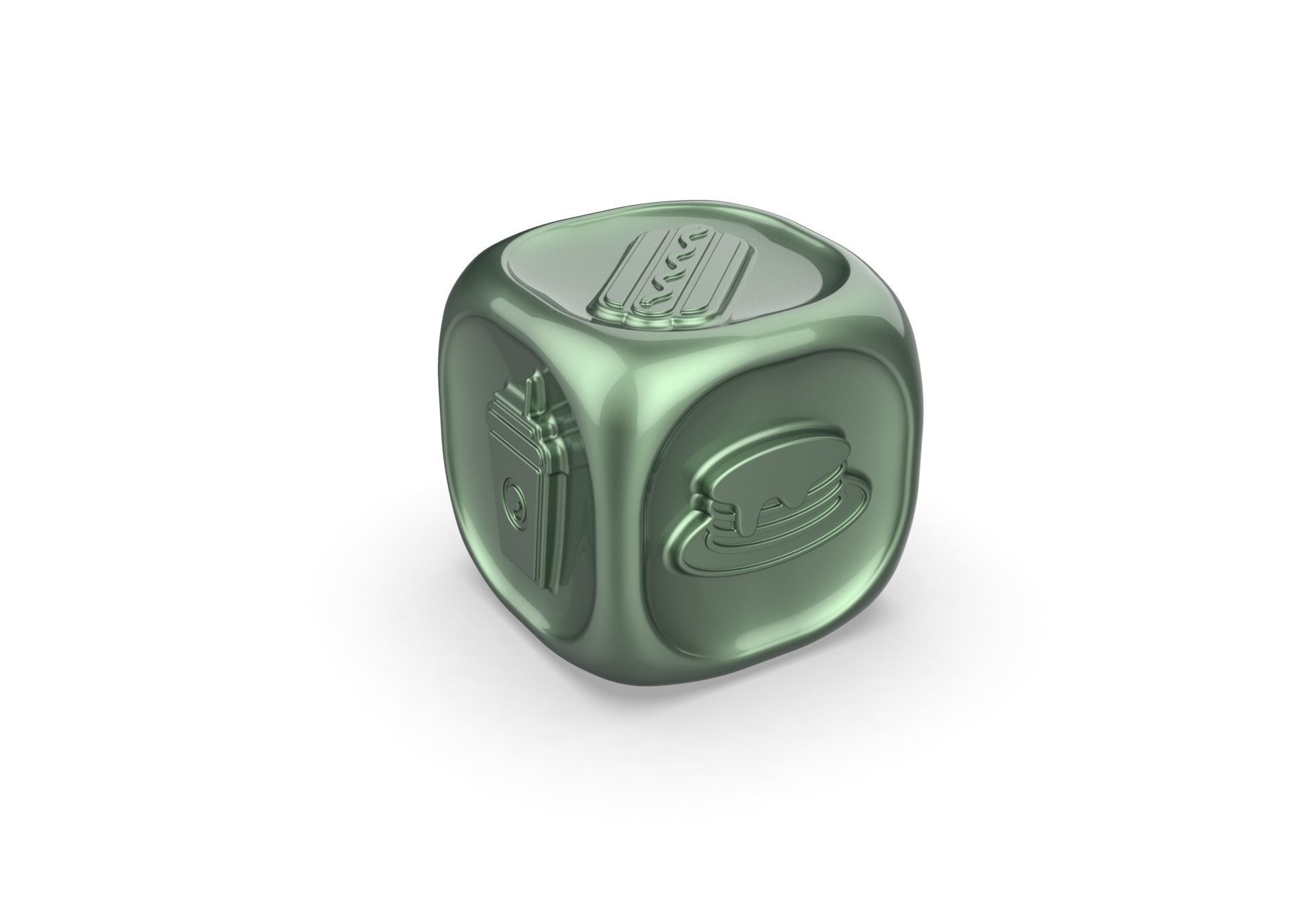 Fastfood Dice 3D print model_13