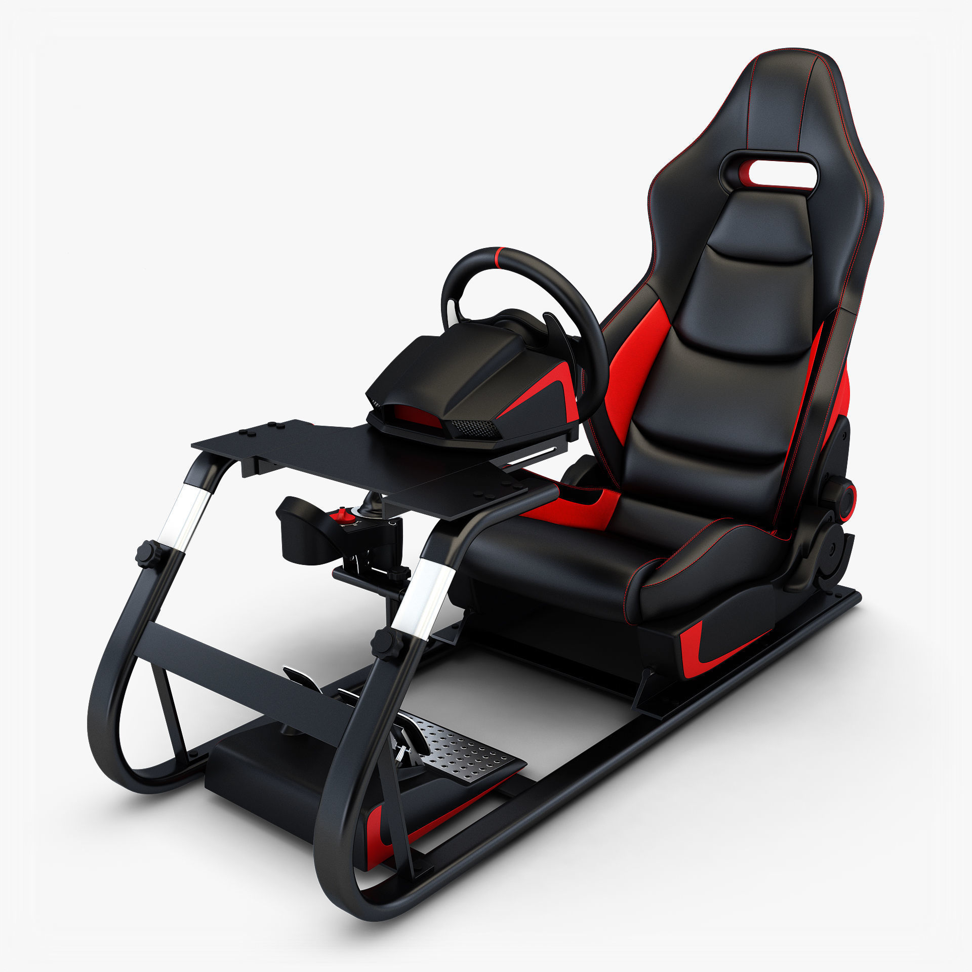 Racing Game Simulator v 2 3D model_1