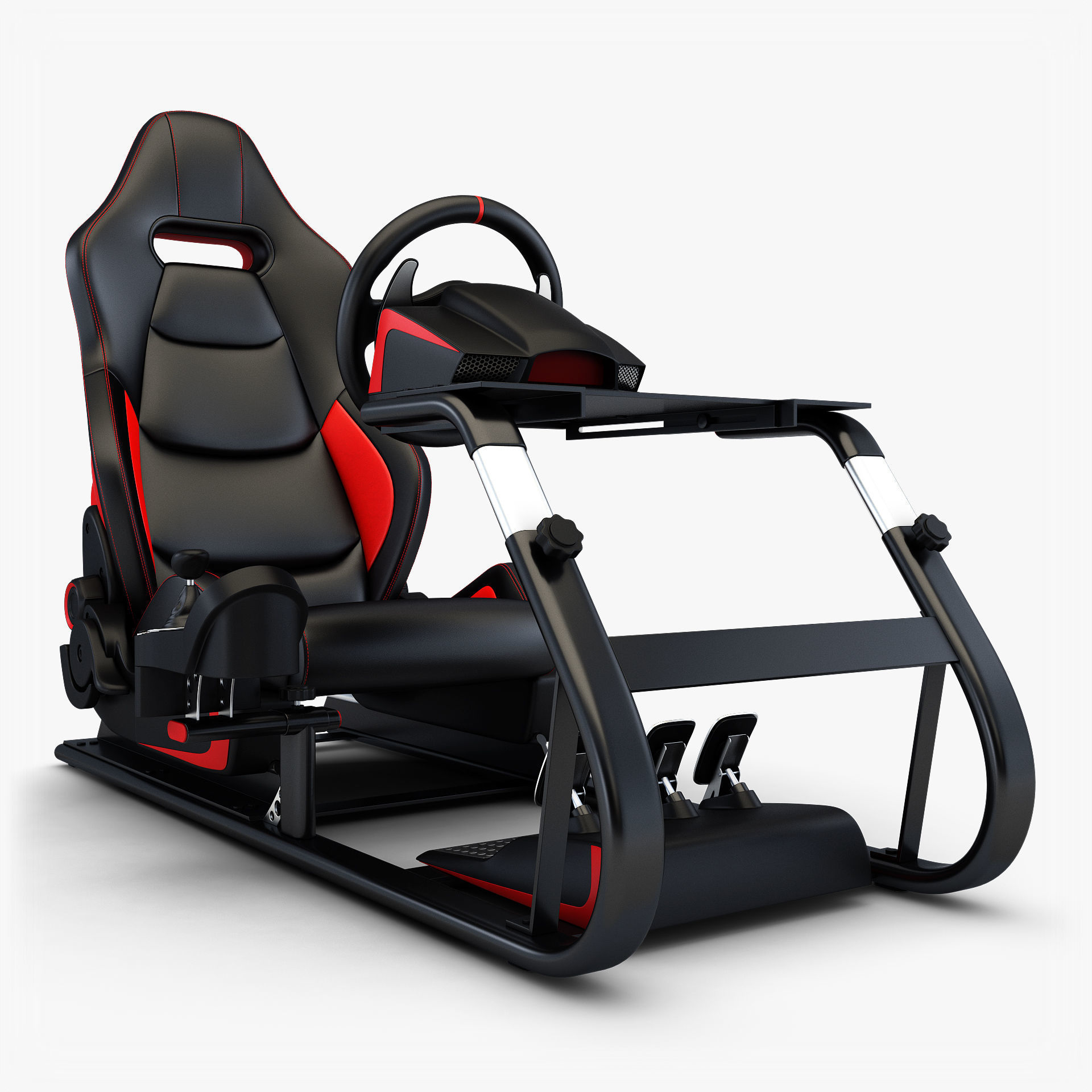 Racing Game Simulator v 2 3D model_5