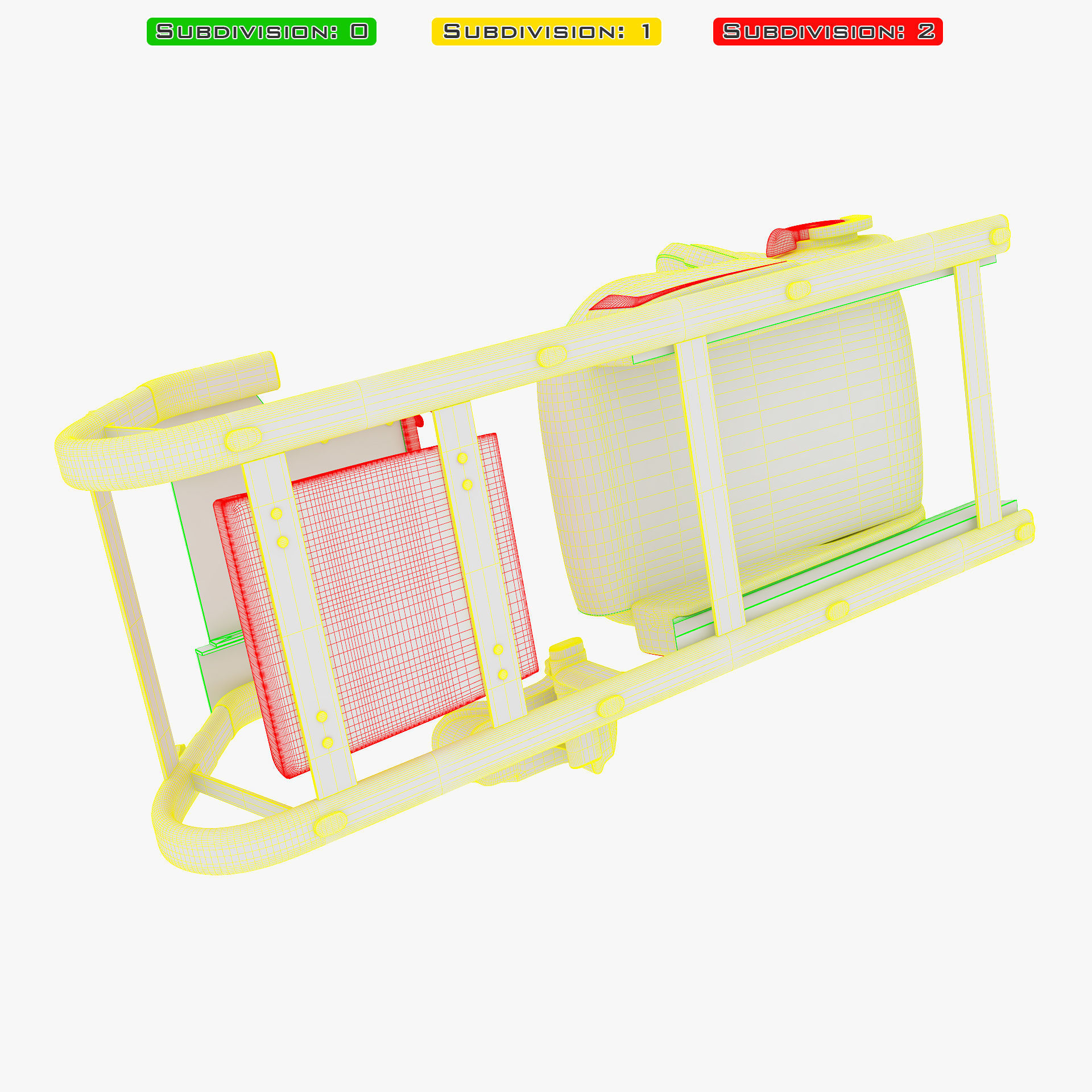 Racing Game Simulator v 2 3D model_35