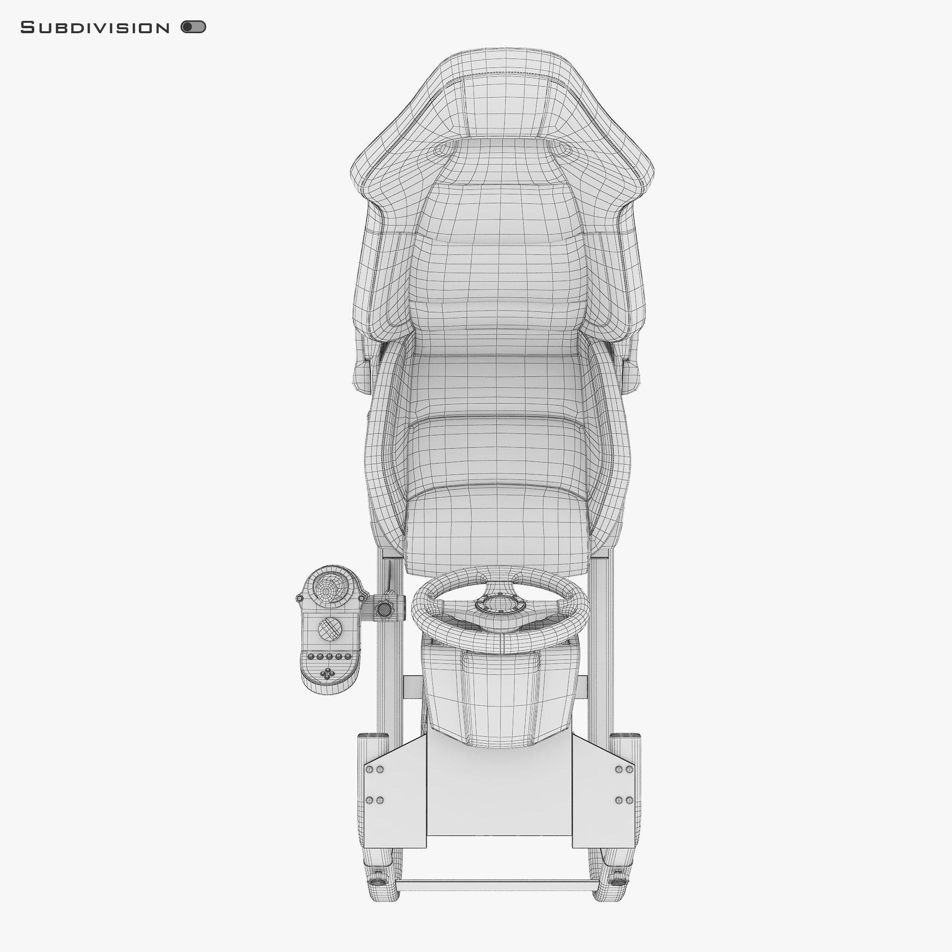 Racing Game Simulator v 2 3D model_31