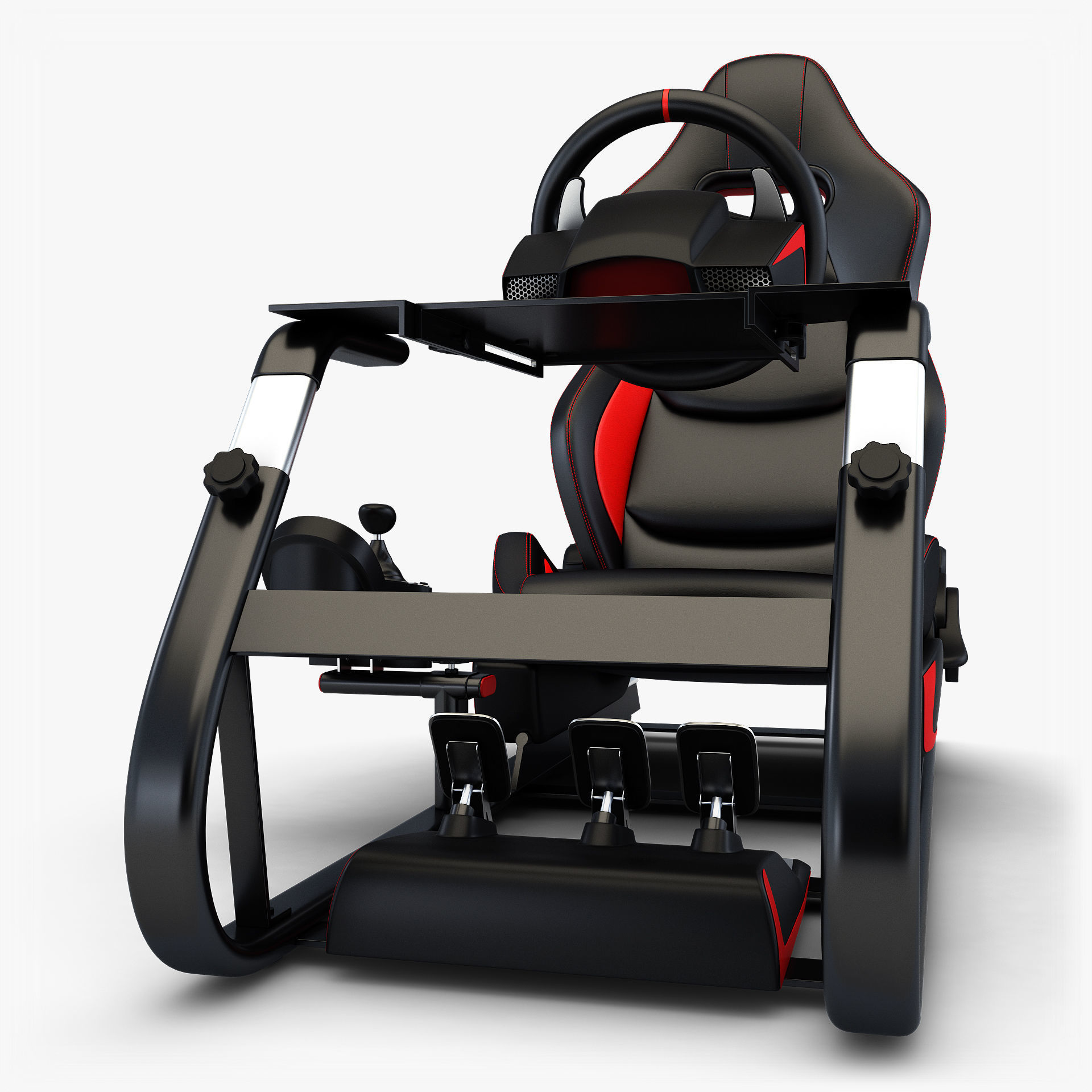 Racing Game Simulator v 2 3D model_6