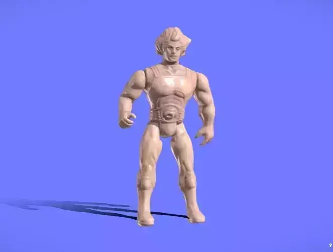 80s THUNDERCATS LIONO FIGURE - 3D SCAN