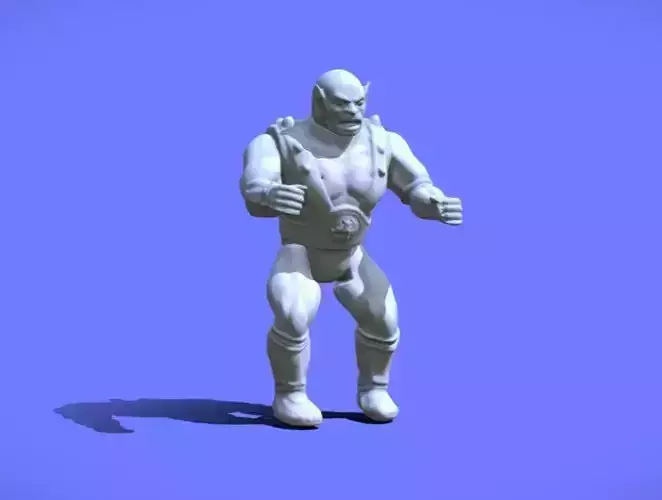 80s THUNDERCATS PANTHRO FIGURE - 3D SCAN
