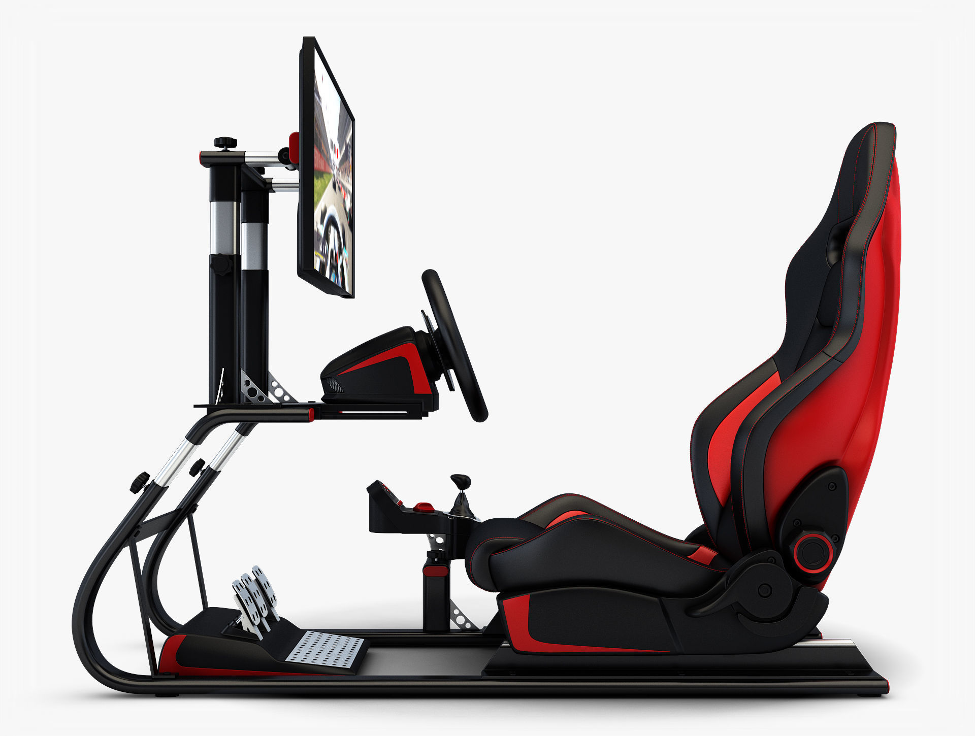 Racing Game Simulator Display v 2 3D model_7