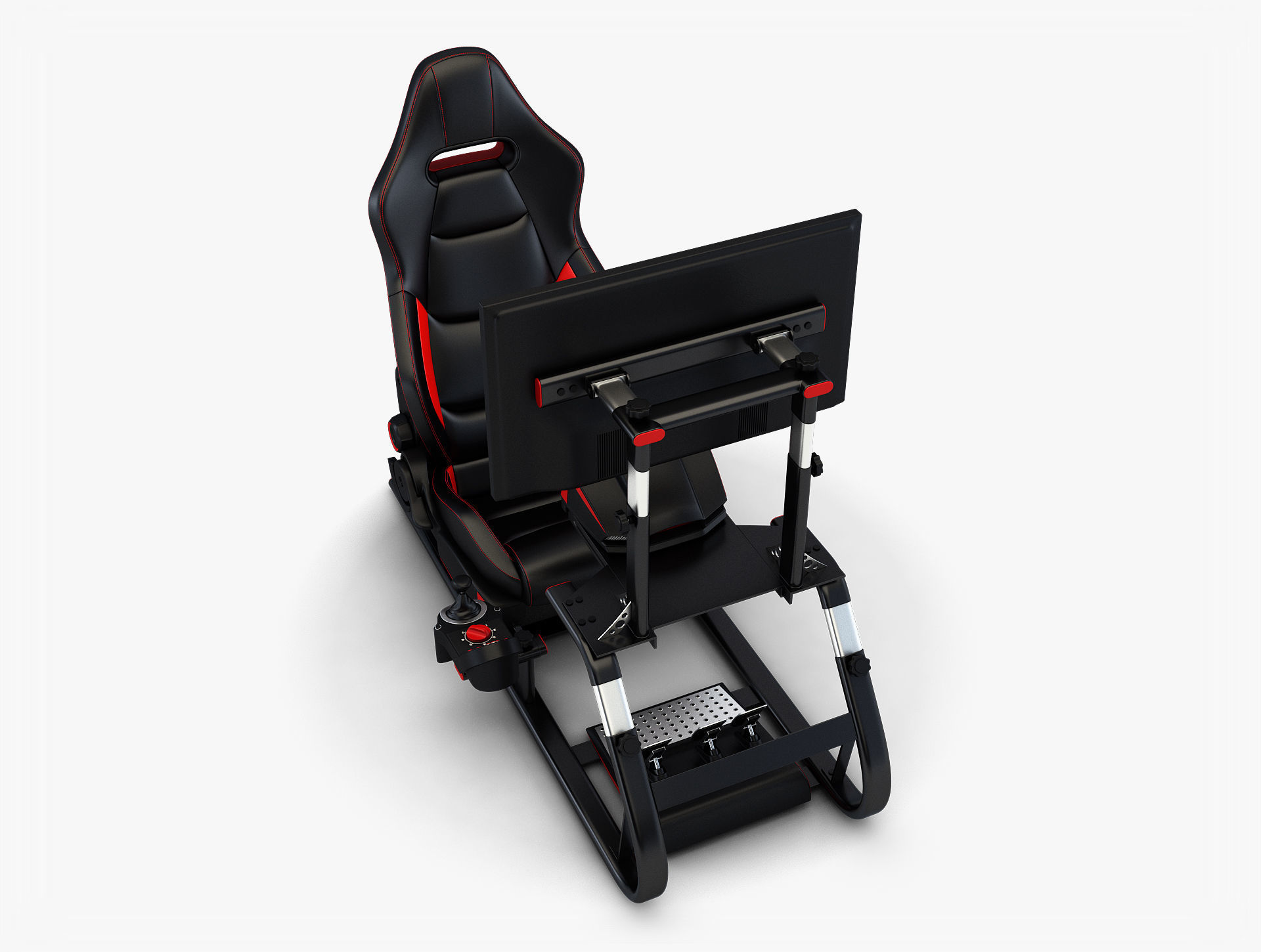 Racing Game Simulator Display v 2 3D model_3