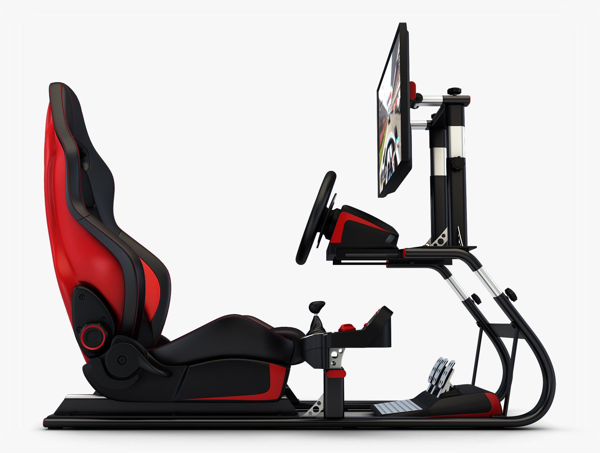 Racing Game Simulator Display v 2 3D model_8