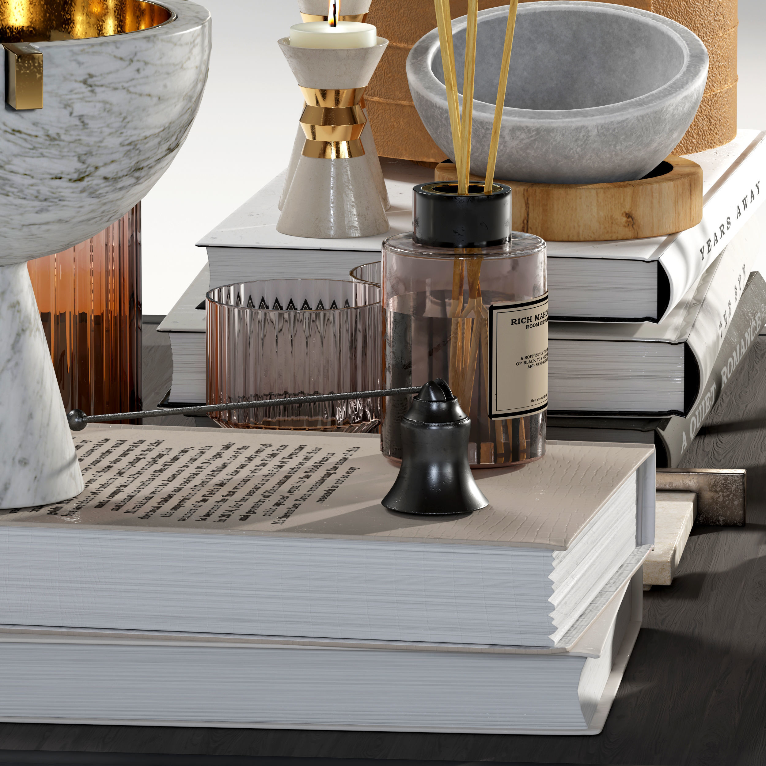 Decorative set  02 3D model_3