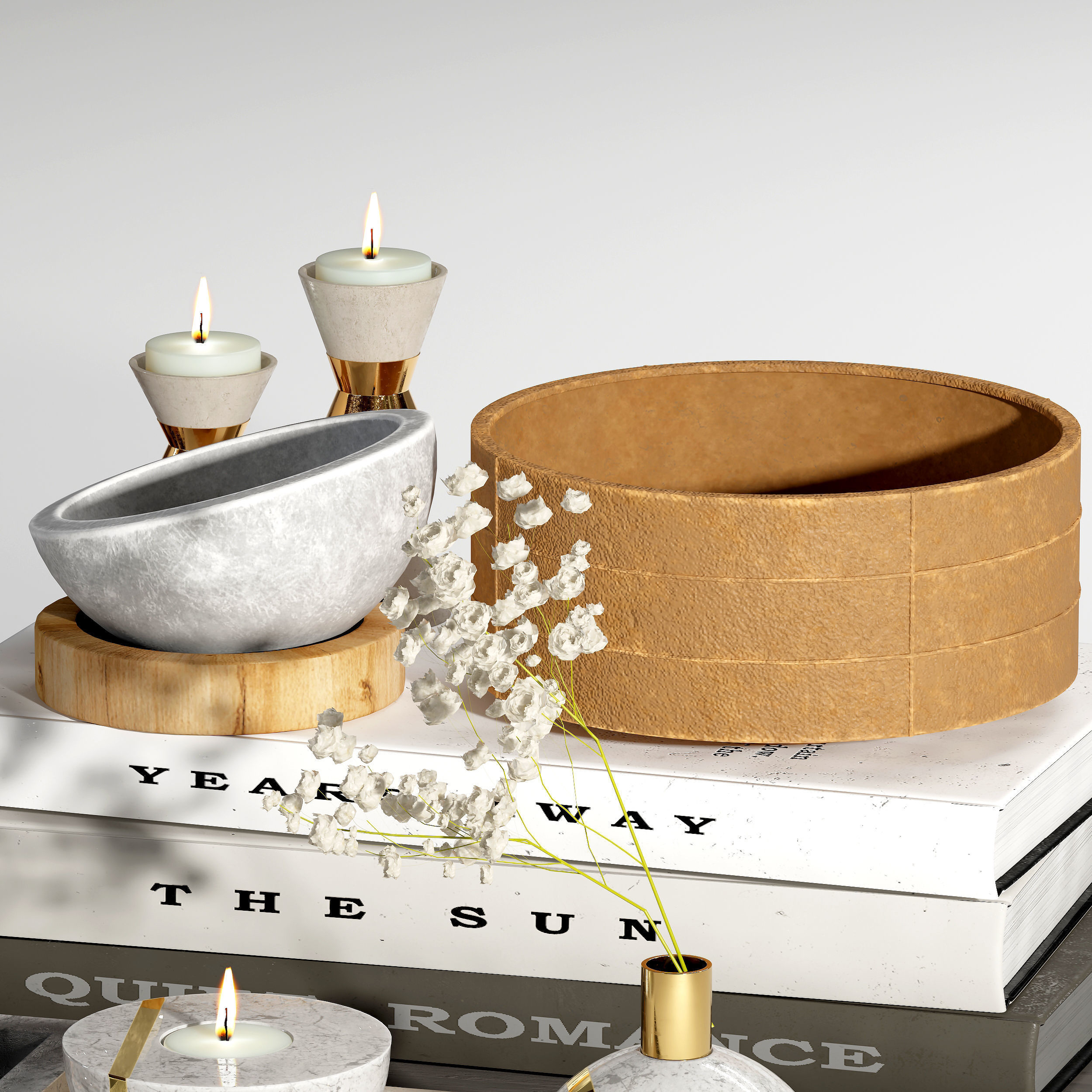 Decorative set  02 3D model_1