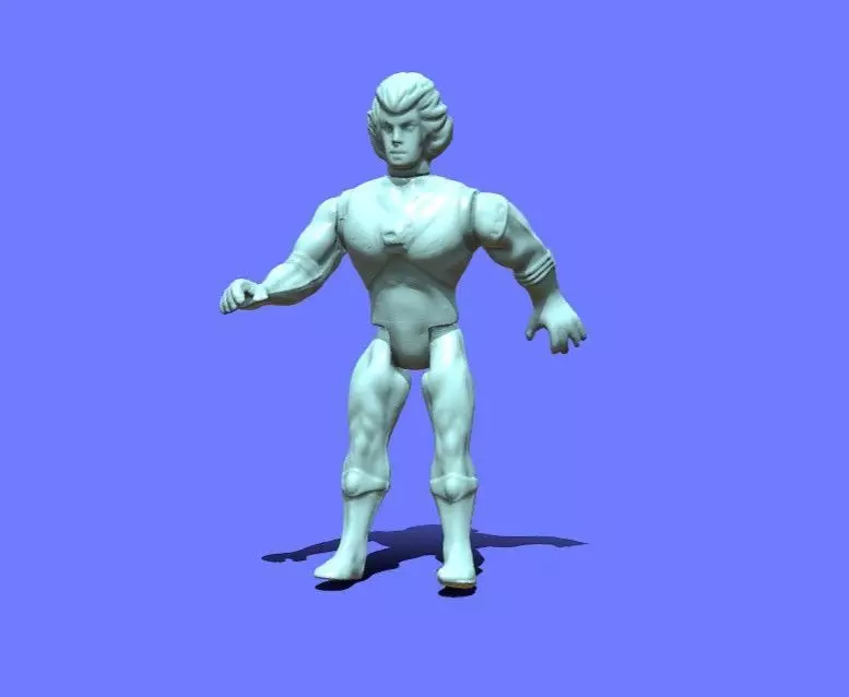 80s THUNDERCATS TYGRA FIGURE - 3D SCAN 3D print model_0