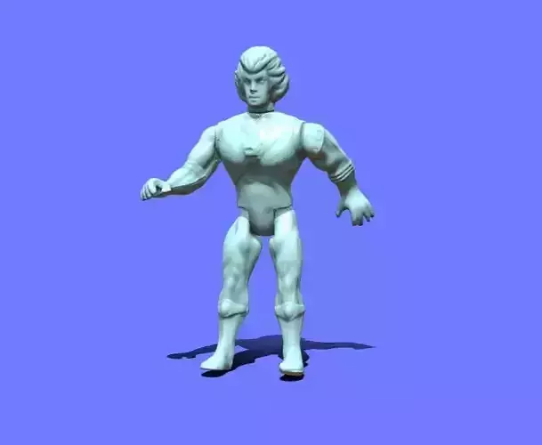 80s THUNDERCATS TYGRA FIGURE - 3D SCAN 