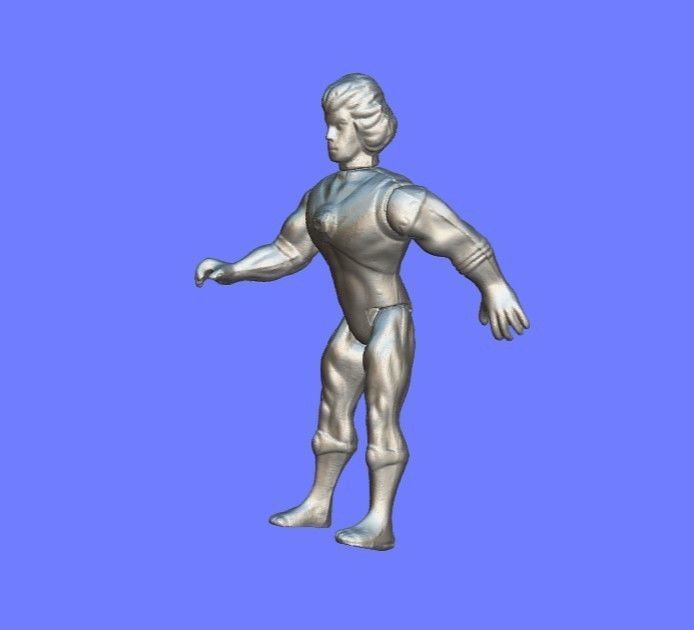 80s THUNDERCATS TYGRA FIGURE - 3D SCAN 3D print model_6