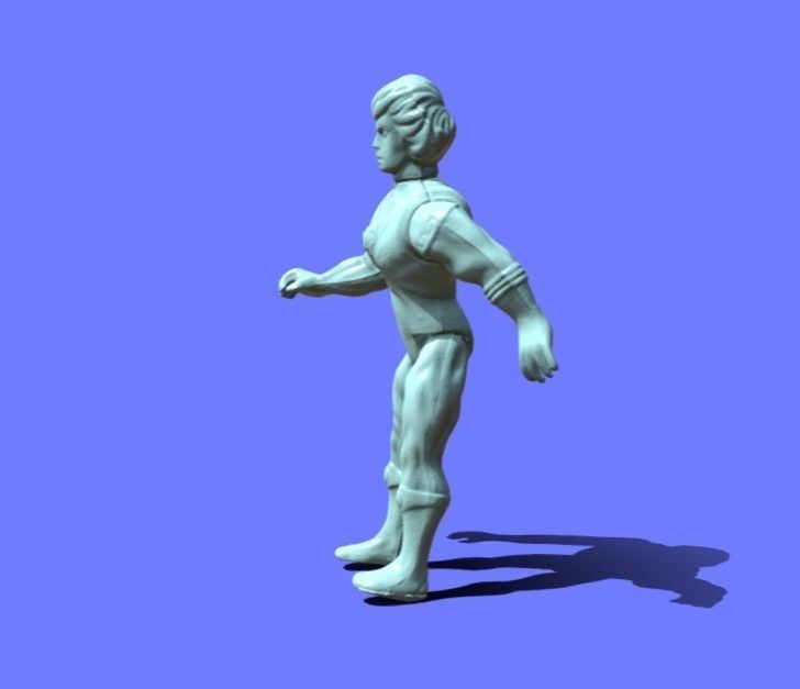80s THUNDERCATS TYGRA FIGURE - 3D SCAN 3D print model_1