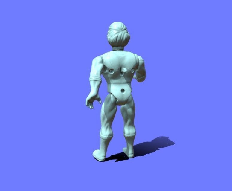 80s THUNDERCATS TYGRA FIGURE - 3D SCAN 3D print model_2