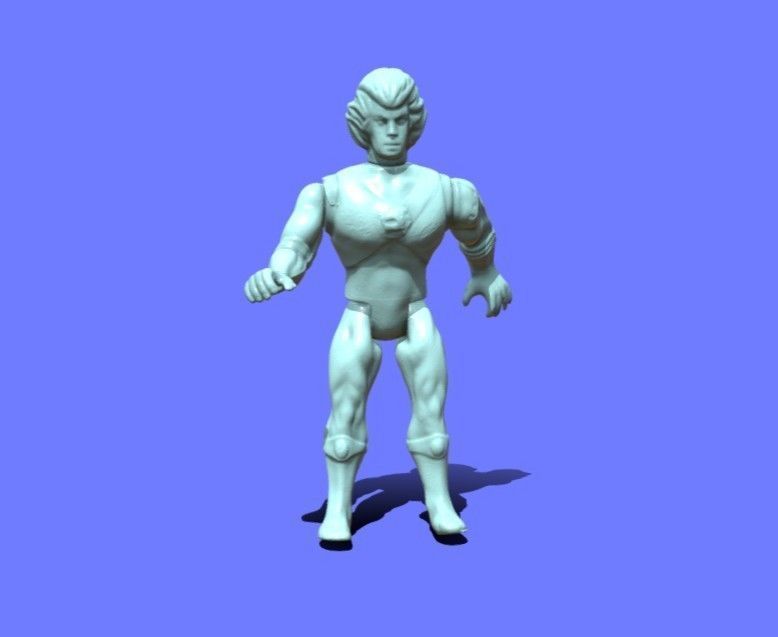 80s THUNDERCATS TYGRA FIGURE - 3D SCAN 3D print model_4