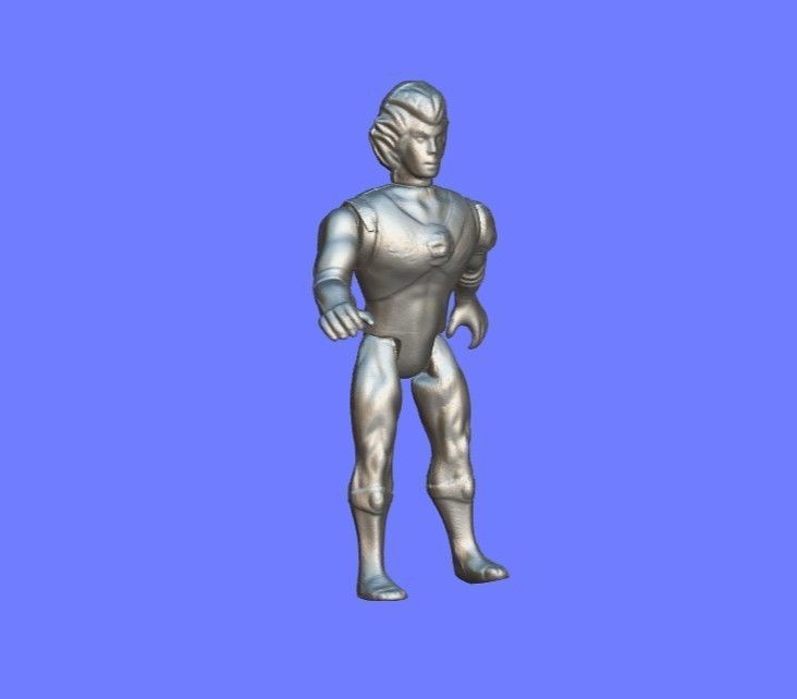 80s THUNDERCATS TYGRA FIGURE - 3D SCAN 3D print model_9