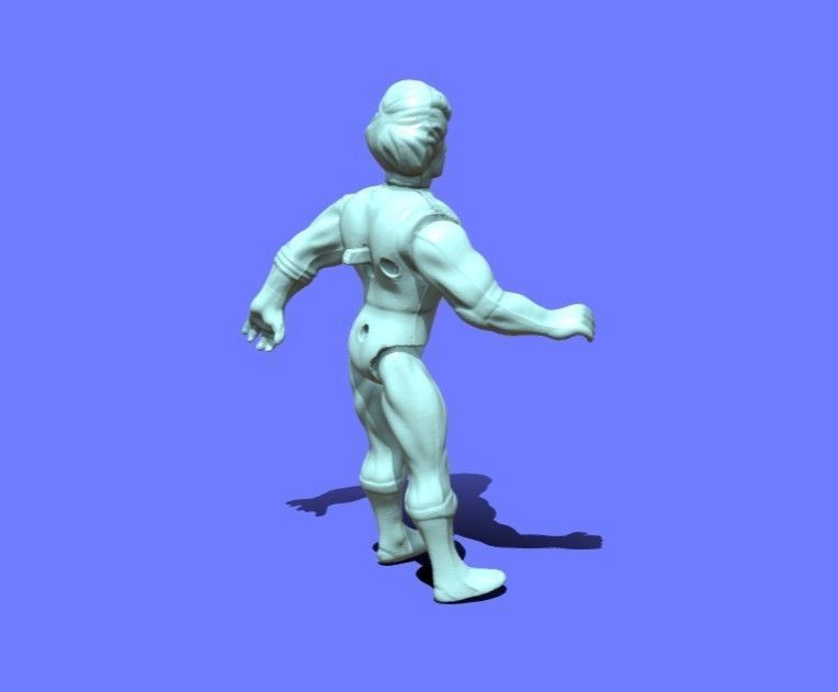 80s THUNDERCATS TYGRA FIGURE - 3D SCAN 3D print model_3