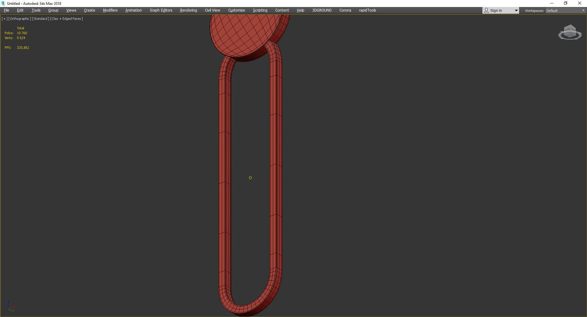 MANCHESTER three pendants in gold Low-poly 3D model_3