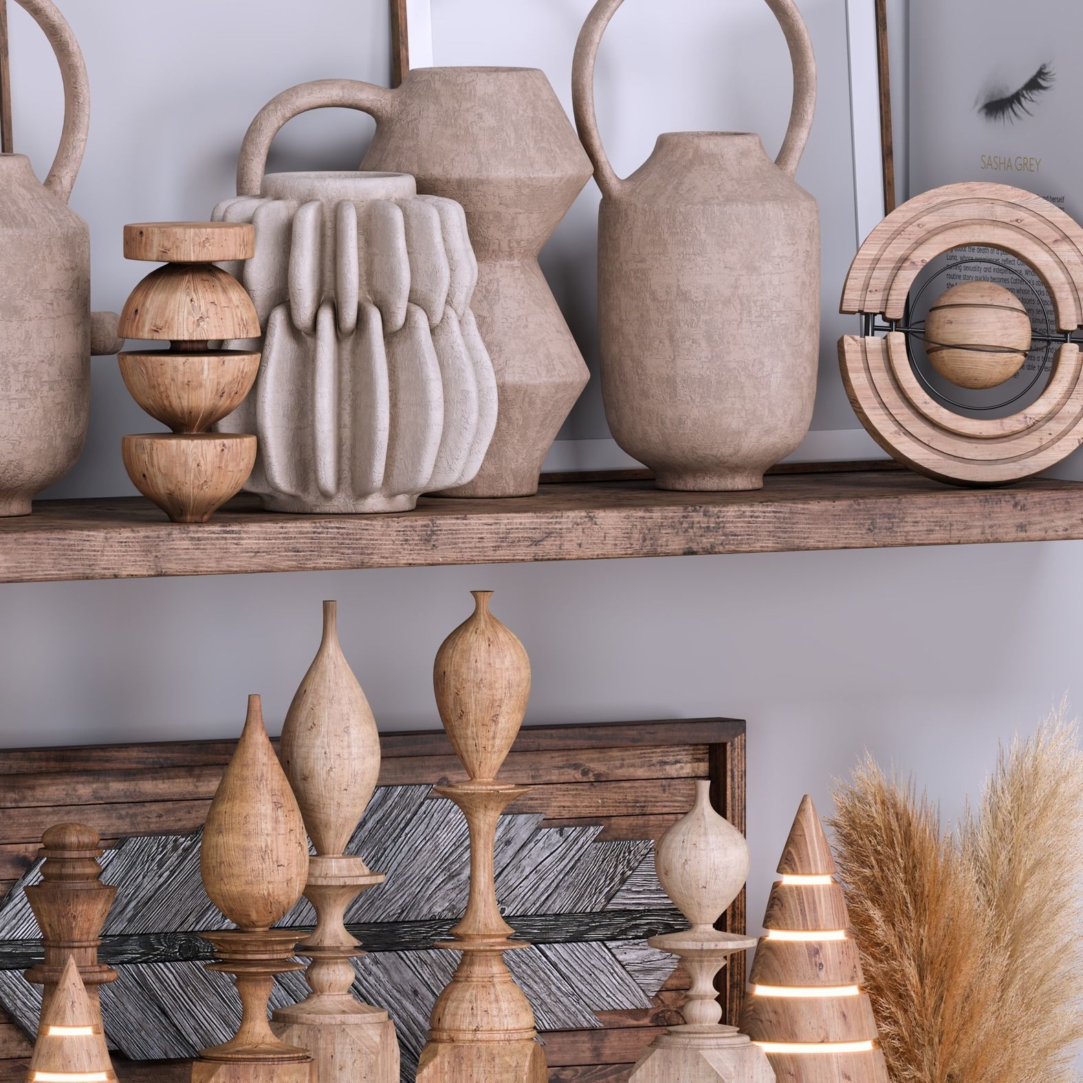 Decor Set 22 3D model_2