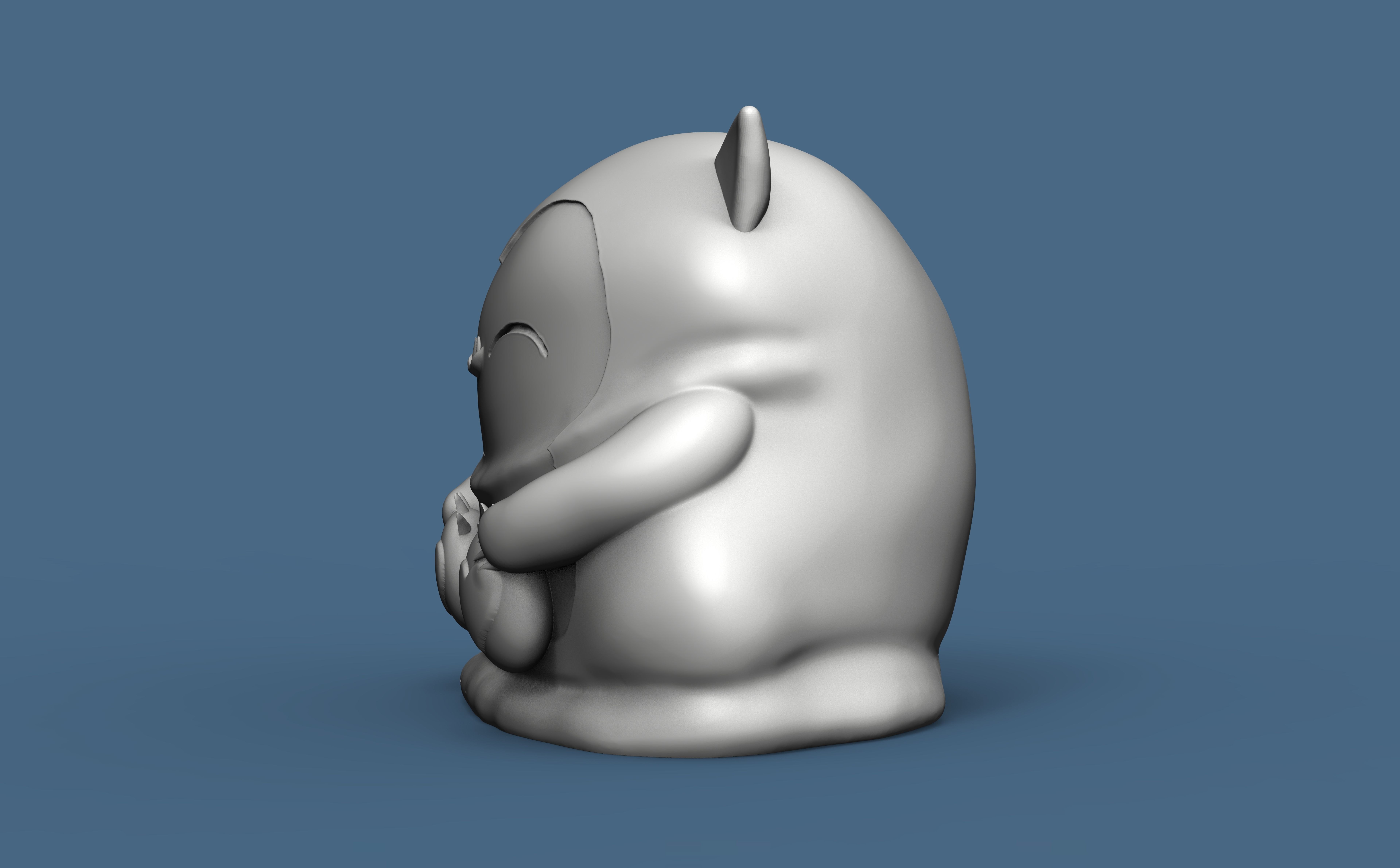 POKEMON - SNORLAX CHUBBY VALENTINES EDITION  3D print model_2