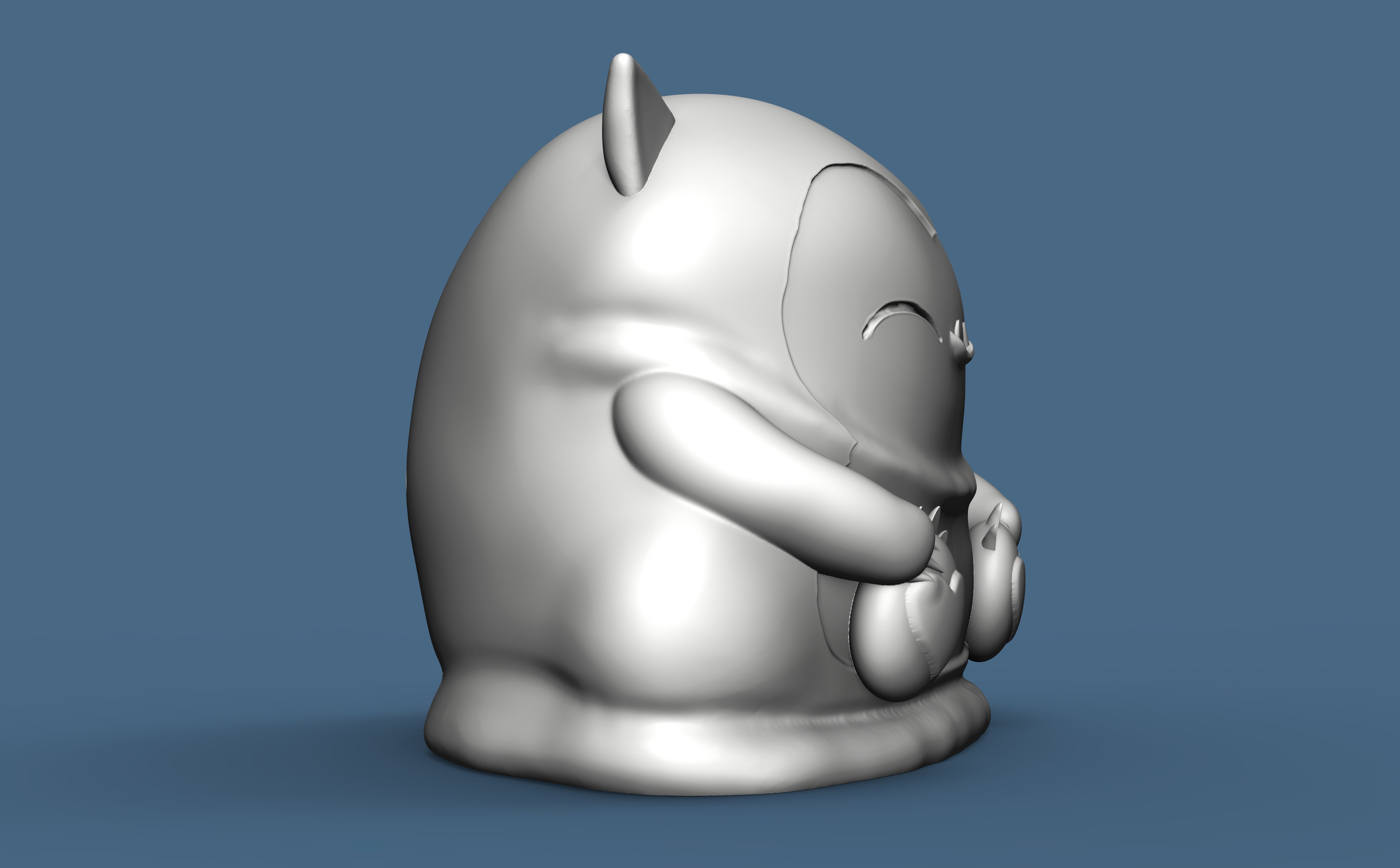 POKEMON - SNORLAX CHUBBY VALENTINES EDITION  3D print model_1