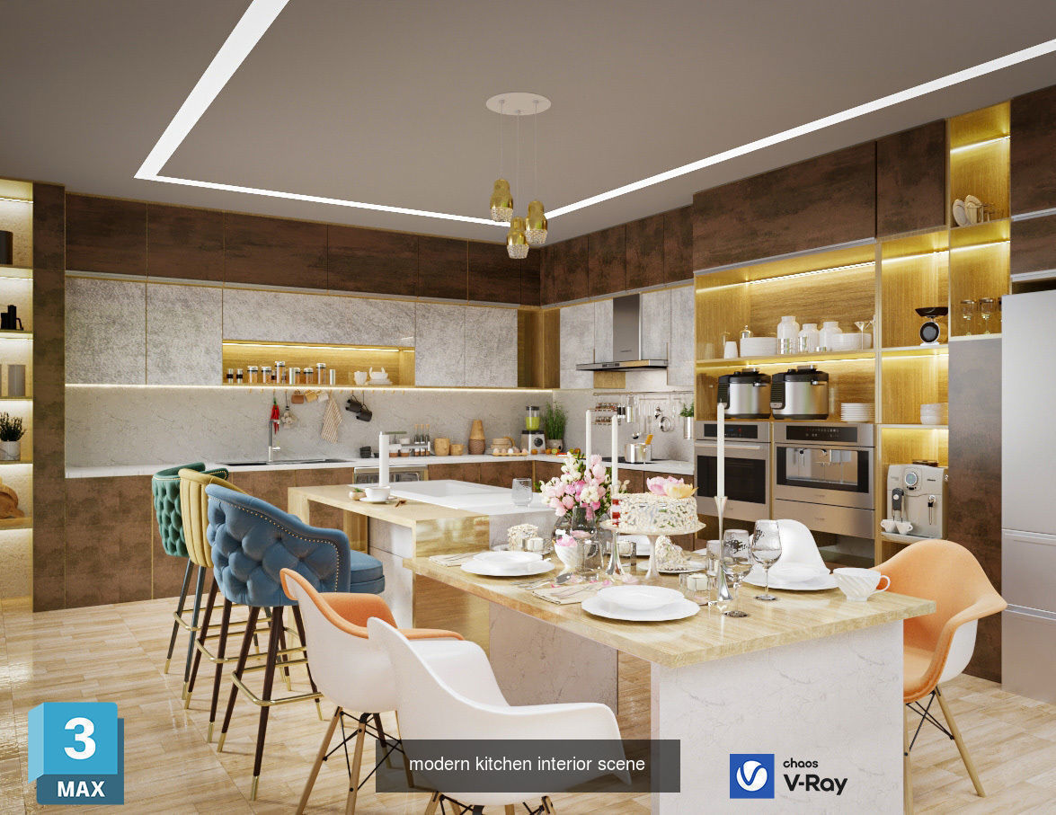 ready interior scene 3D Model Collection_2