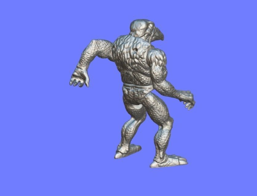 80s THUNDERCATS VULTUREMAN FIGURE - 3D SCAN 3D print model_9