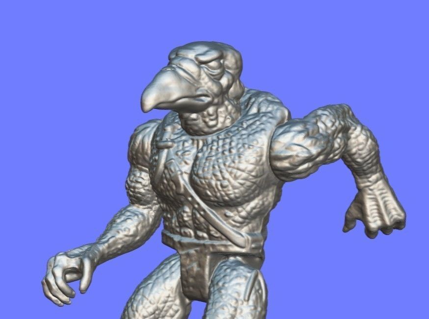 80s THUNDERCATS VULTUREMAN FIGURE - 3D SCAN 3D print model_6