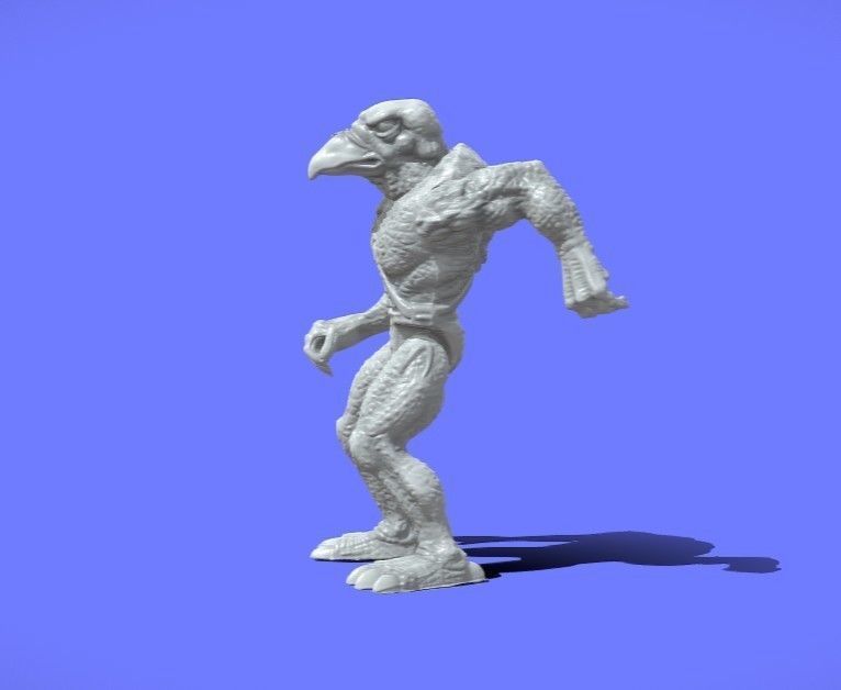 80s THUNDERCATS VULTUREMAN FIGURE - 3D SCAN 3D print model_1