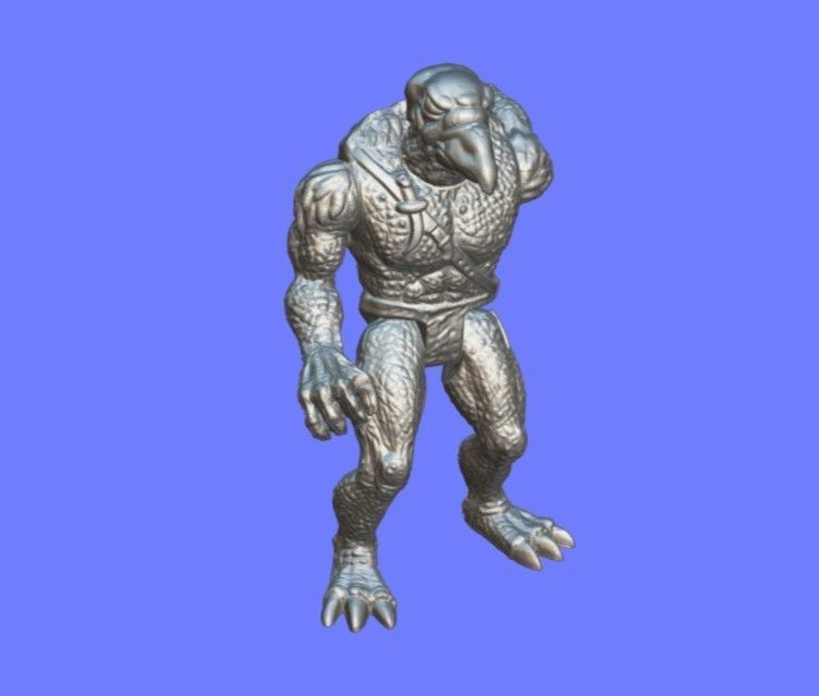 80s THUNDERCATS VULTUREMAN FIGURE - 3D SCAN 3D print model_10