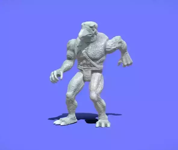 80s THUNDERCATS VULTUREMAN FIGURE - 3D SCAN