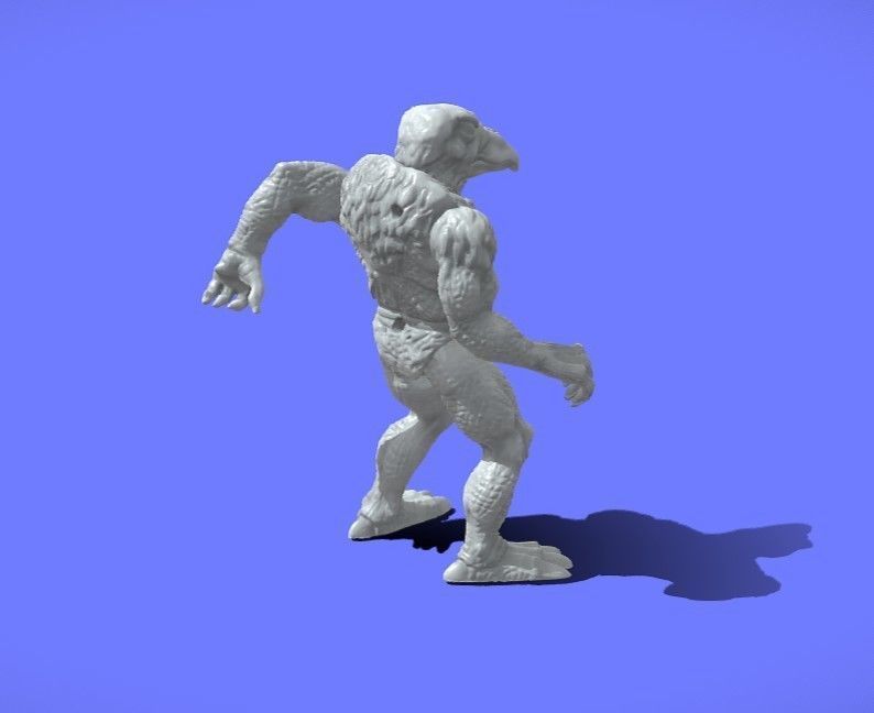 80s THUNDERCATS VULTUREMAN FIGURE - 3D SCAN 3D print model_3