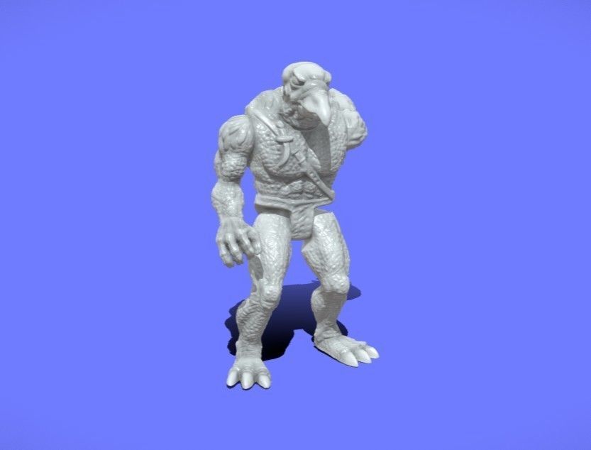 80s THUNDERCATS VULTUREMAN FIGURE - 3D SCAN 3D print model_4