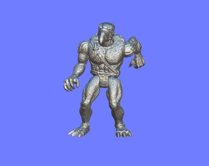 80s THUNDERCATS VULTUREMAN FIGURE - 3D SCAN 3D print model_5