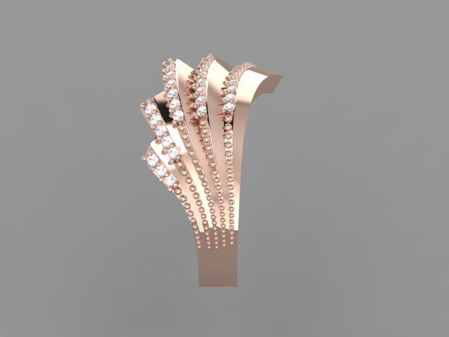 modern ring 3D print model_5