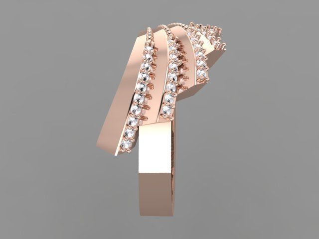 modern ring 3D print model_6