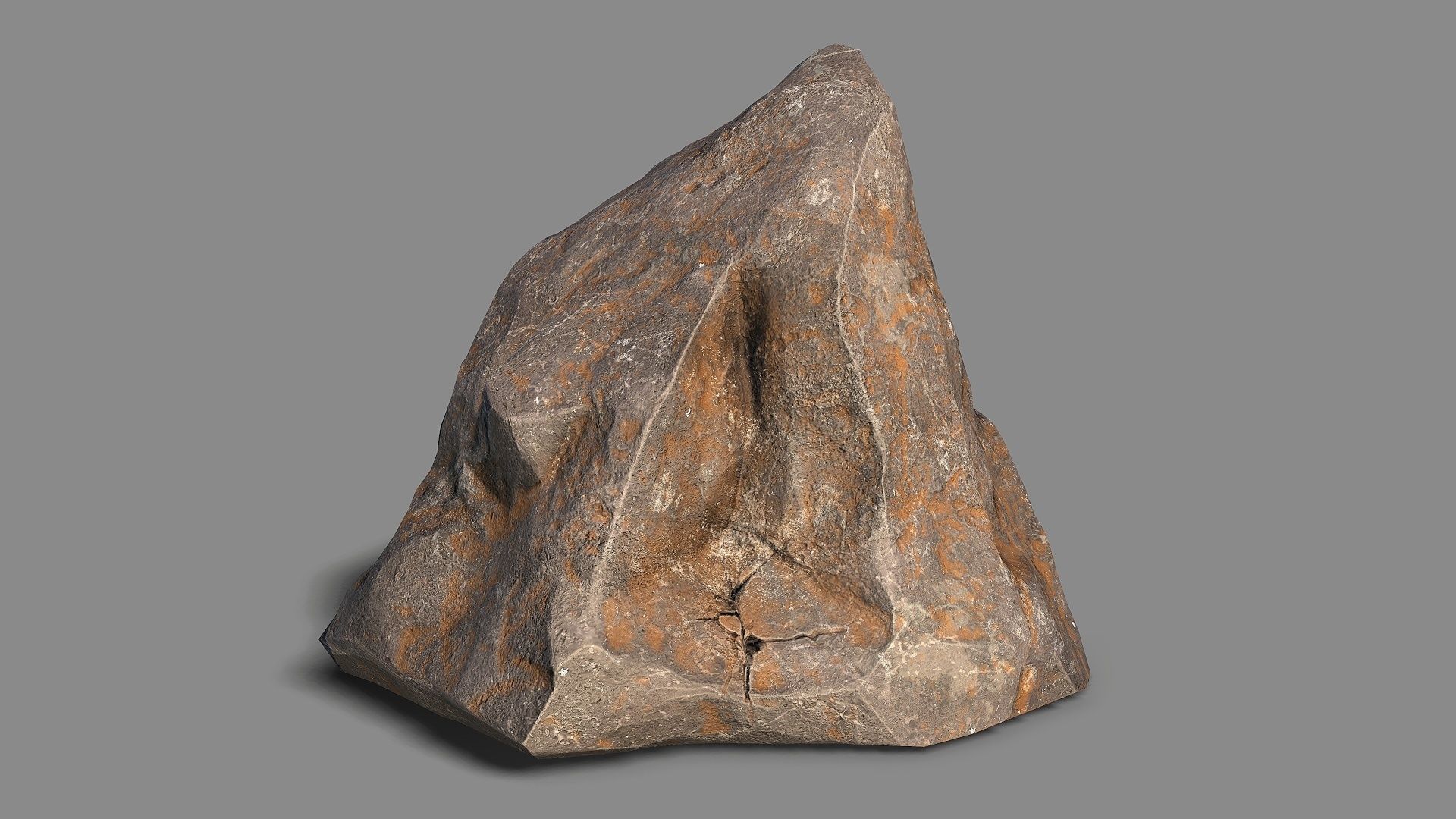 Mountain Rock 03 Low-poly 3D model_1