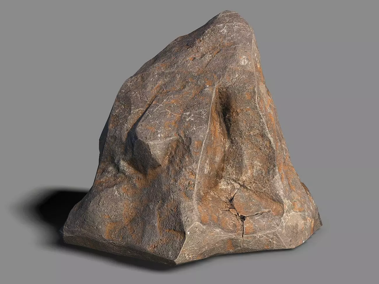 Mountain Rock 03 Low-poly 3D model_0
