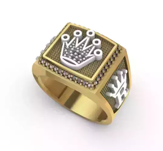 Anillo Hombre Corona R 