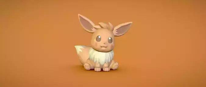 Eevee - 3D print pokemon