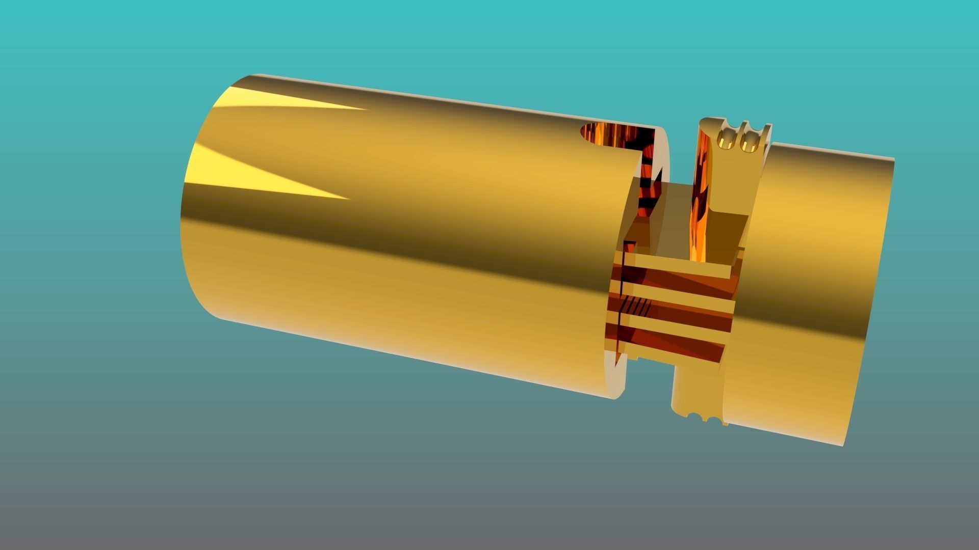 3d Double box clasp 3D print model_6