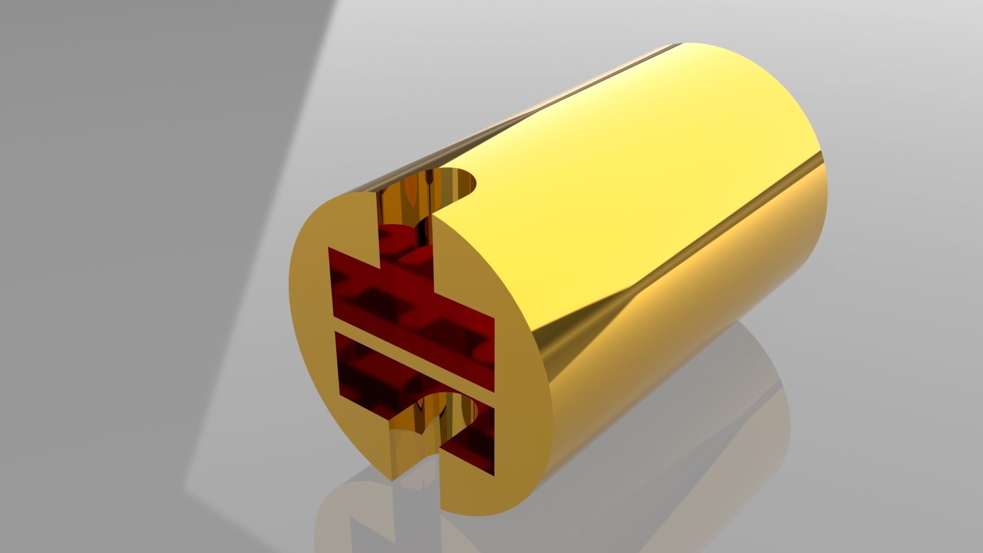 3d Double box clasp 3D print model_3