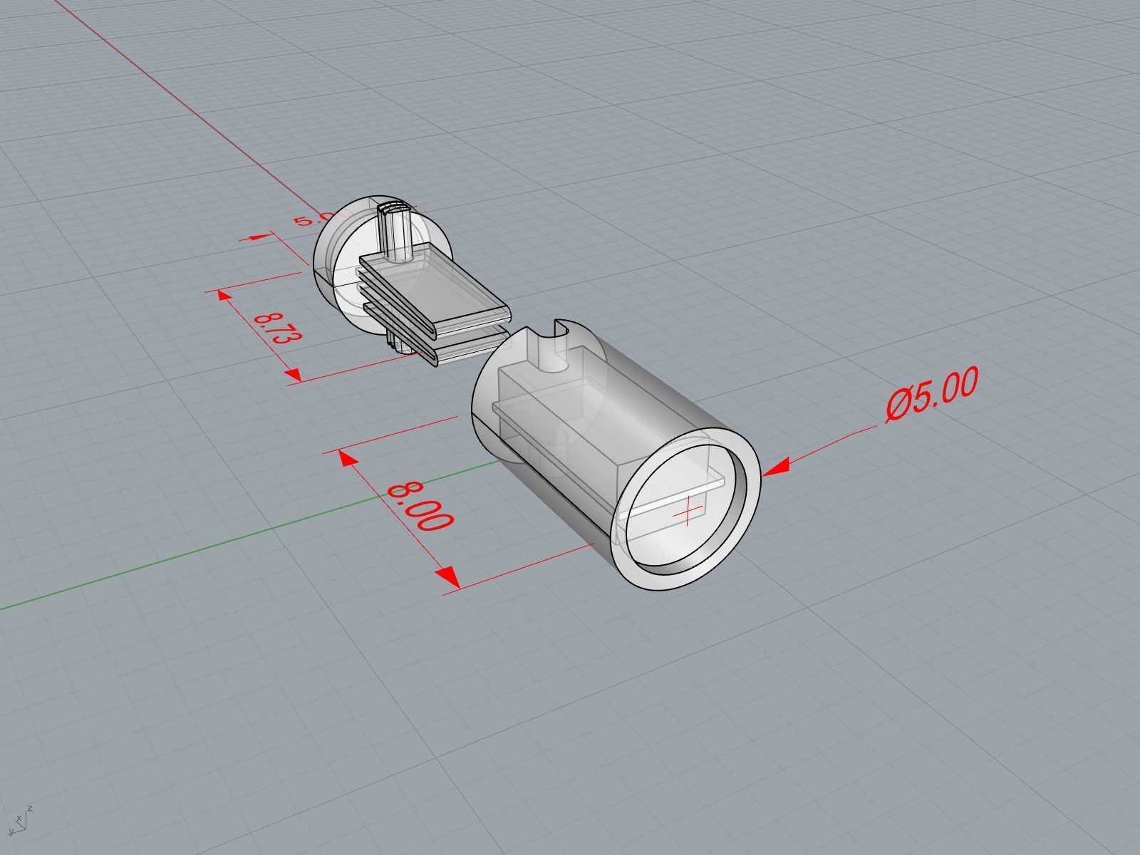 3d Double box clasp 3D print model_9