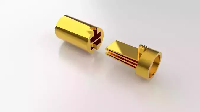 3d Double box clasp 3D print model