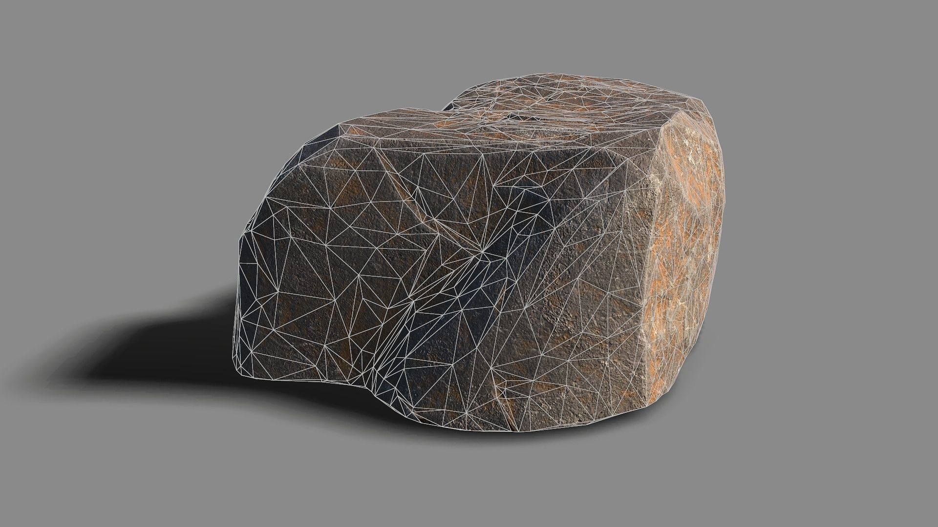 Mountain Rock 05 Low-poly 3D model_16