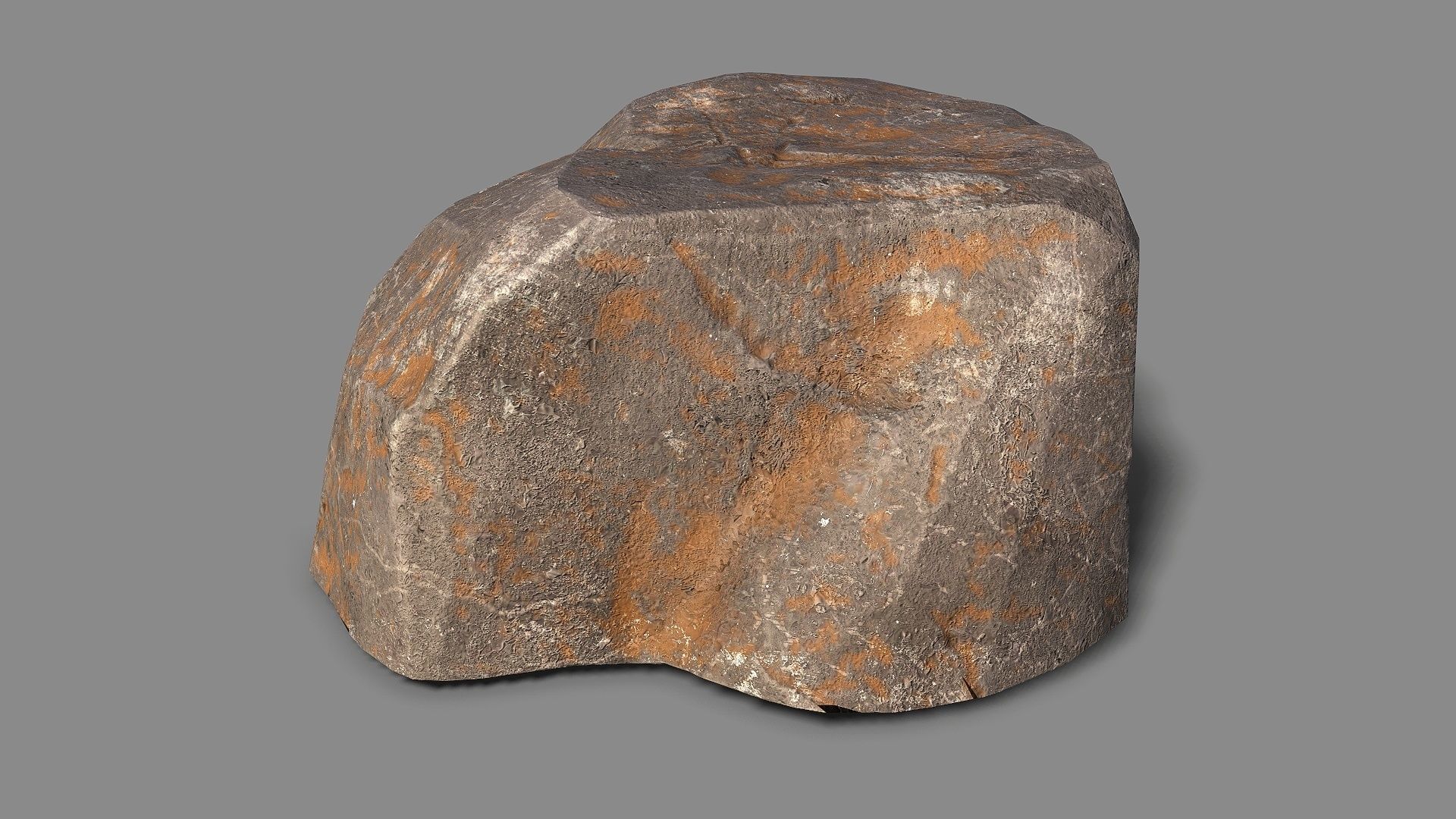 Mountain Rock 05 Low-poly 3D model_6