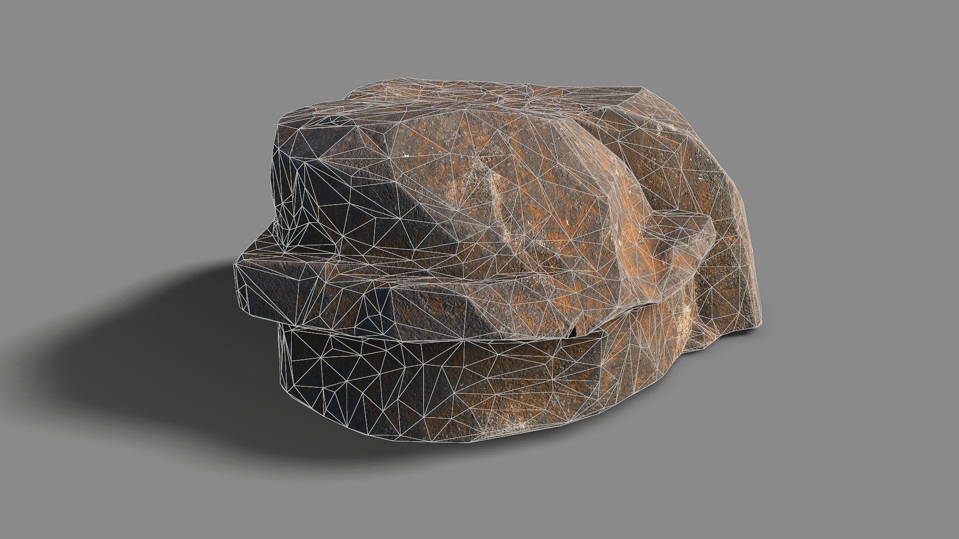 Mountain Rock 05 Low-poly 3D model_19