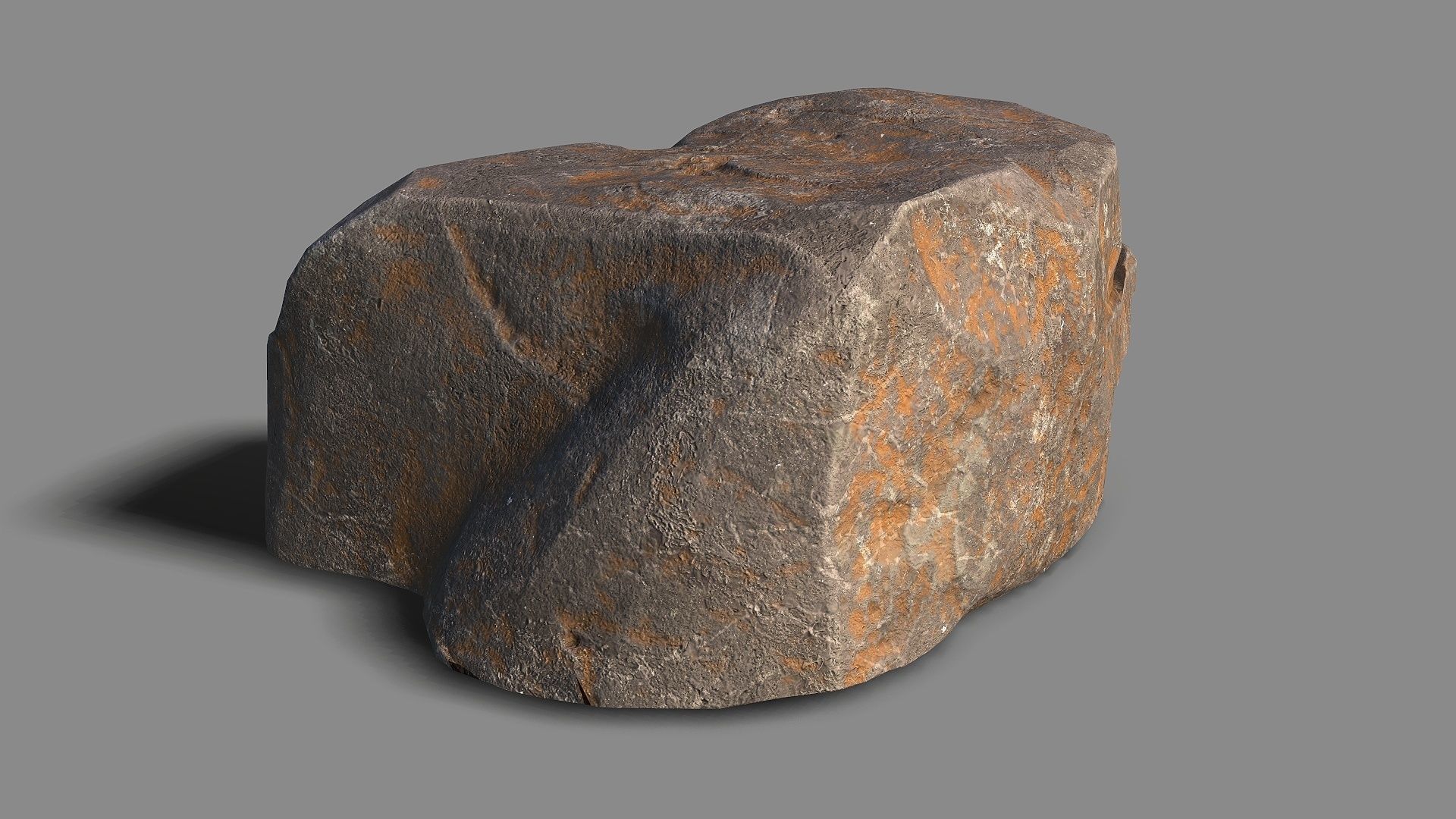 Mountain Rock 05 Low-poly 3D model_7