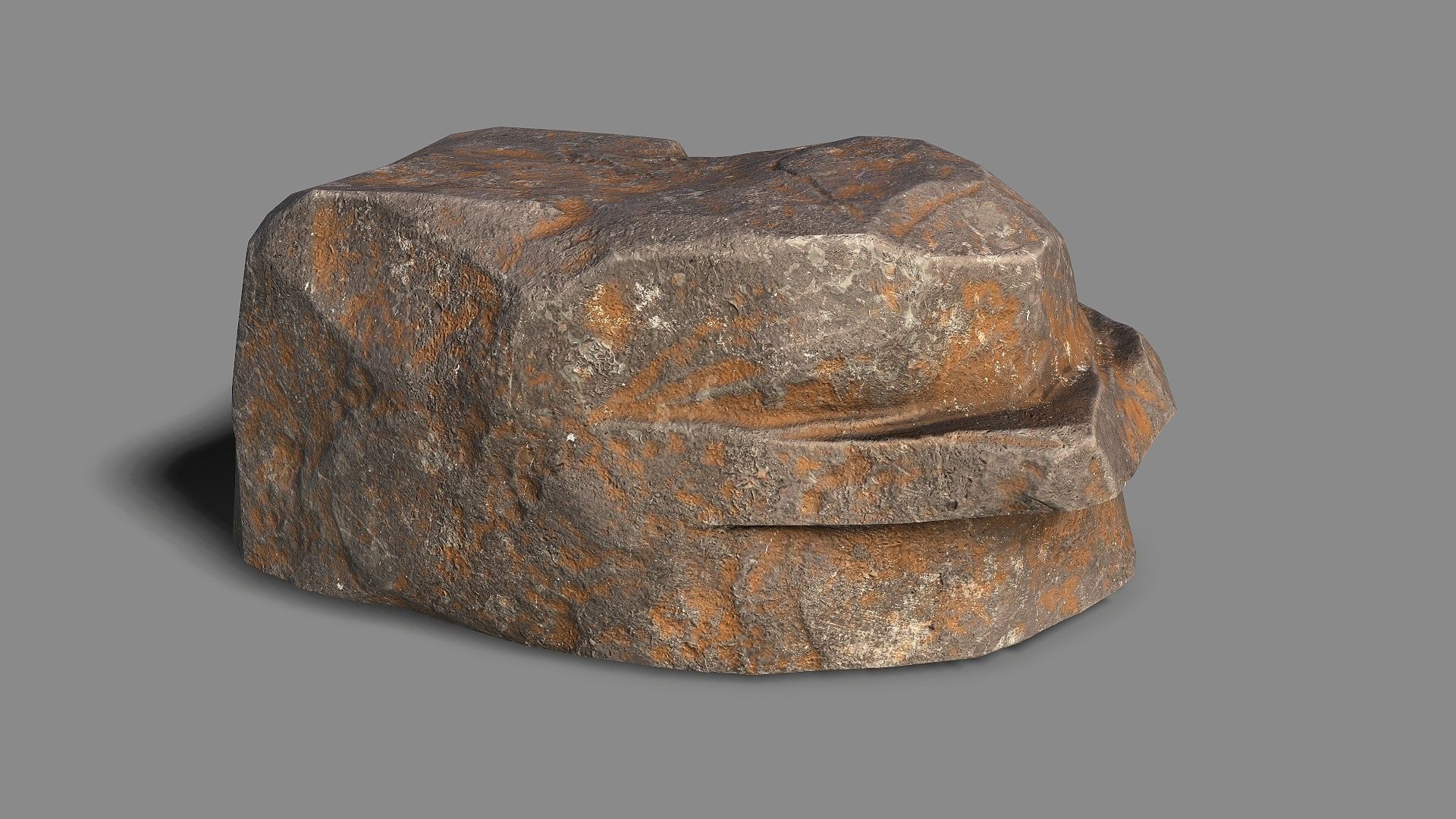 Mountain Rock 05 Low-poly 3D model_9